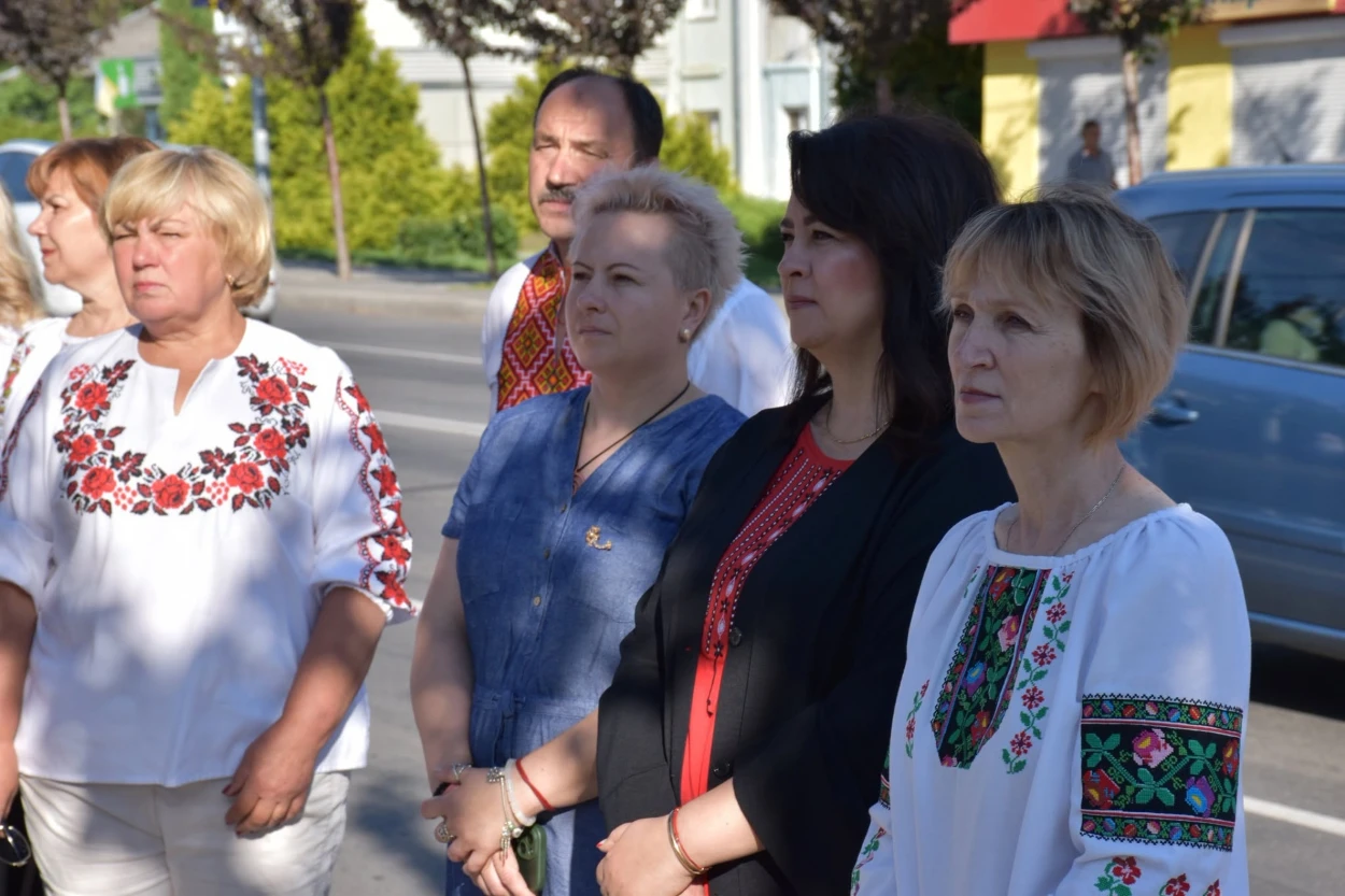 У Старокостянтинові відзначили День синьо-жовтого стяга