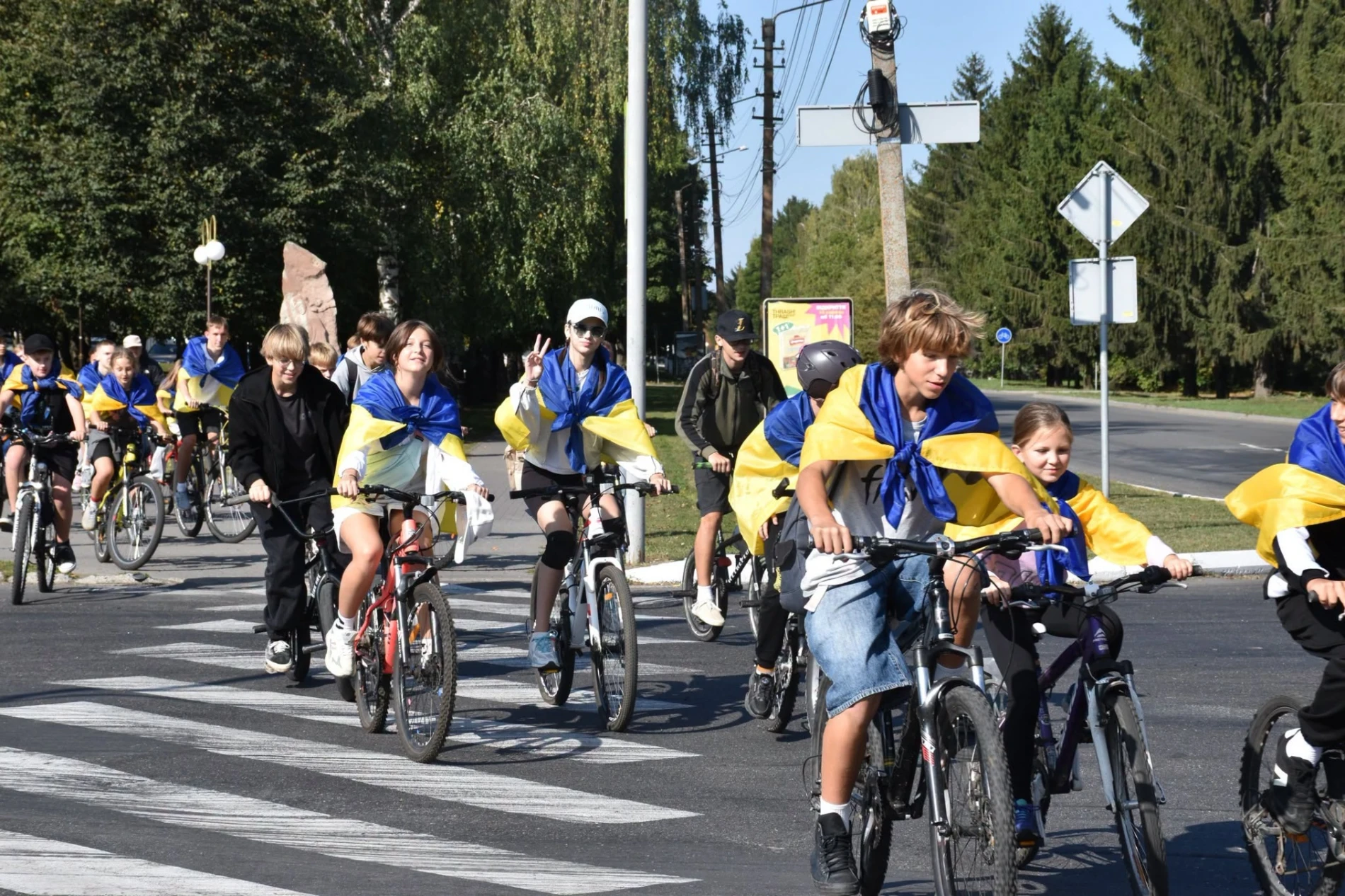 Від Шевченка до вежі: у Старокостянтинові влаштували велопробіг до Дня міста