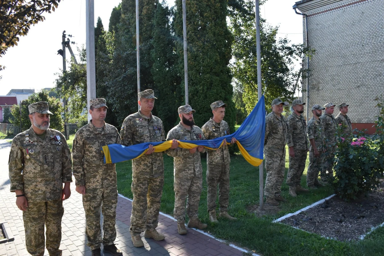 У Старокостянтинові відзначили День синьо-жовтого стяга