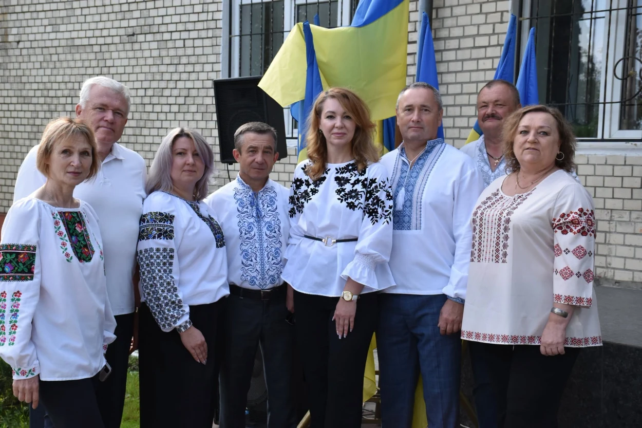 У Старокостянтинові відзначили День синьо-жовтого стяга