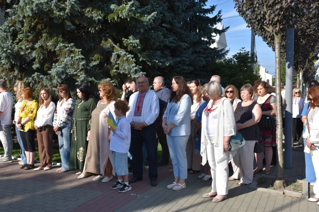 У Старокостянтинові відзначили День синьо-жовтого стяга