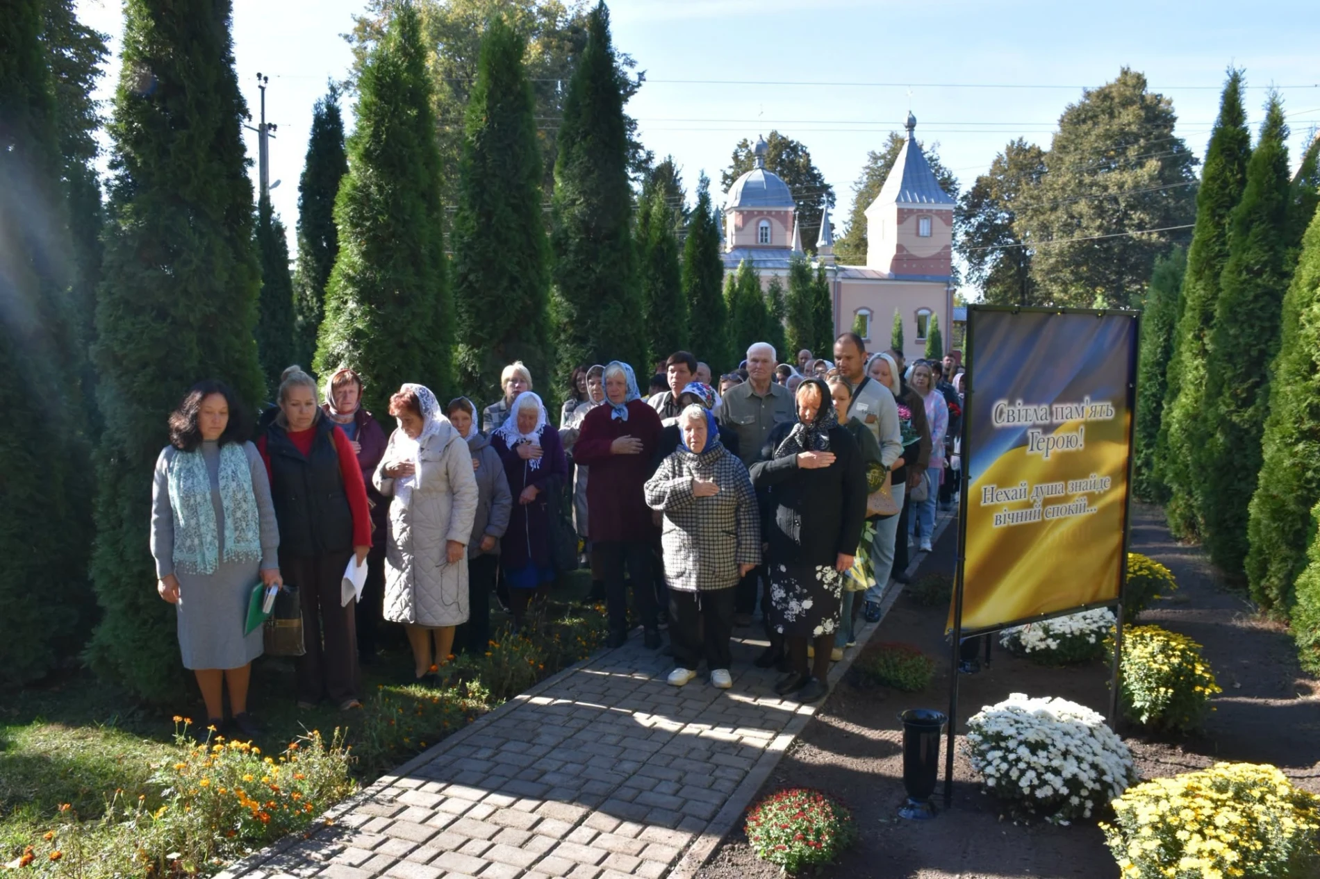 У Сахнівцях і Решнівці відкрили Алеї пам’яті на честь полеглих Захисників України