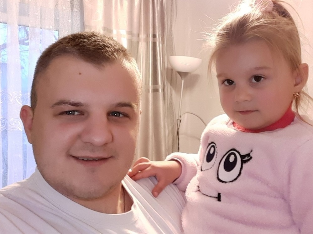 Тарас з донечкою Ніколь