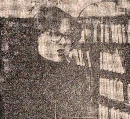 Бібліотекар ЦРБ Л.В.Мінькач. 1985 р.