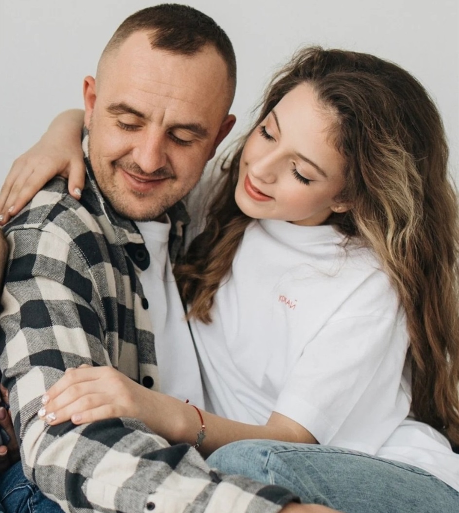 Віктор з донечкою Еліною