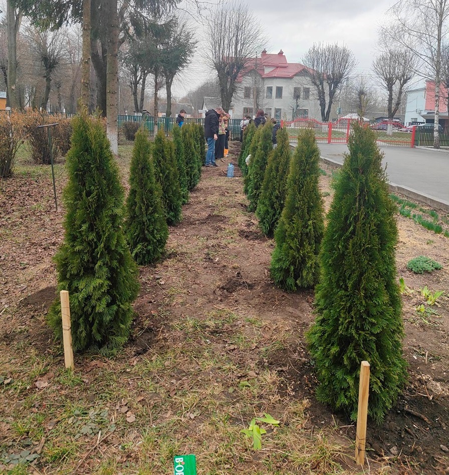 На честь випускника-воїна у ліцеї ім. М.С. Рудяка створили Алею пам'яті