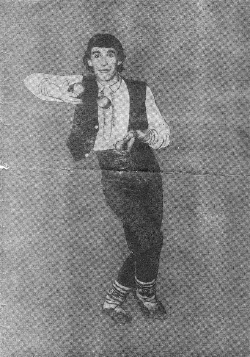 Артист цирку Анатолій Голота, 1972 рік