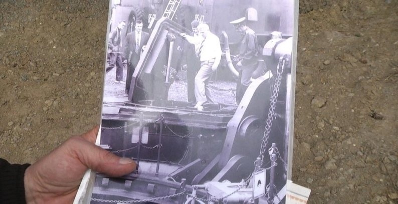 Архівне фото. Відвідання ракетної шахти експрезидентом Леонідом Кравчуком, 1993 рік. Суспільне Хмельницький