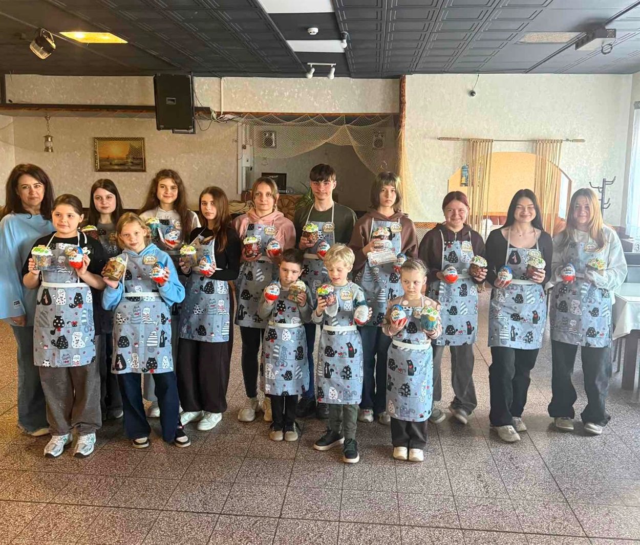 У Старокостянтинові провели Великодні майстер-класи для дітей військових