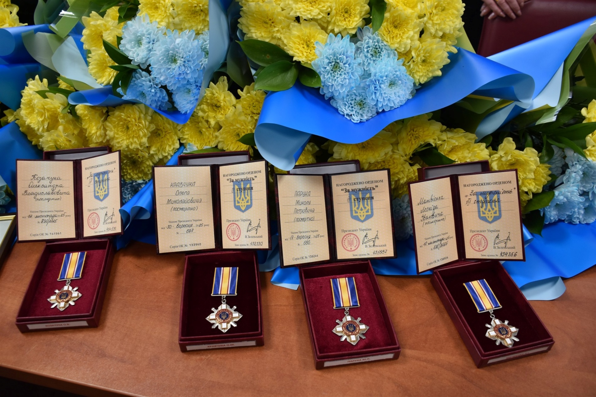 У Старокостянтинівській громаді вручили державні нагороди Захисникам України та їхнім родинам