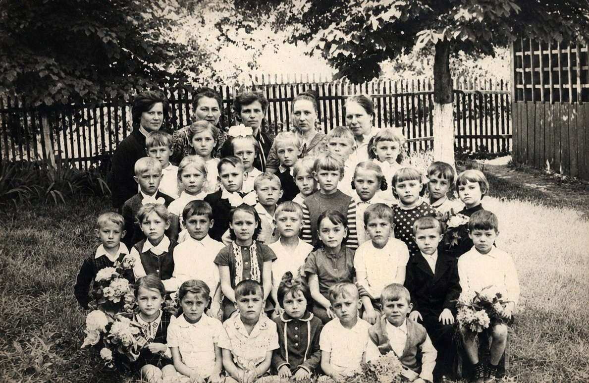 Вихованці дитсадка №3 «Сонечко» в Старокостянтинові. 1973 р.