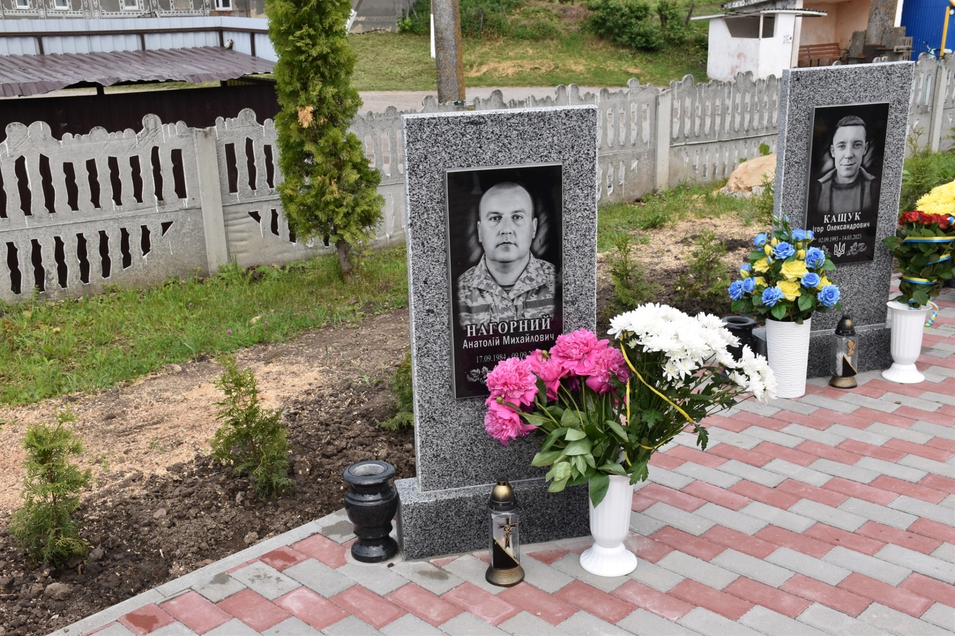 Пам’ять про тих, хто не повернувся: у Григорівці відкрили Алею Героїв