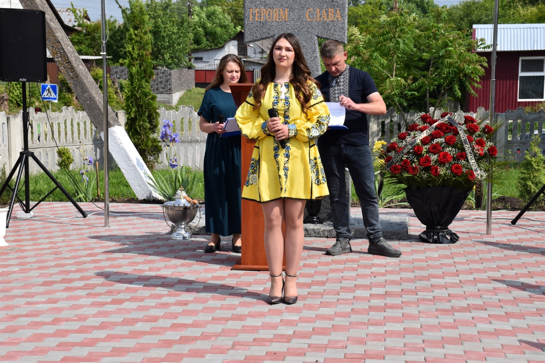 Пам’ять про тих, хто не повернувся: у Григорівці відкрили Алею Героїв