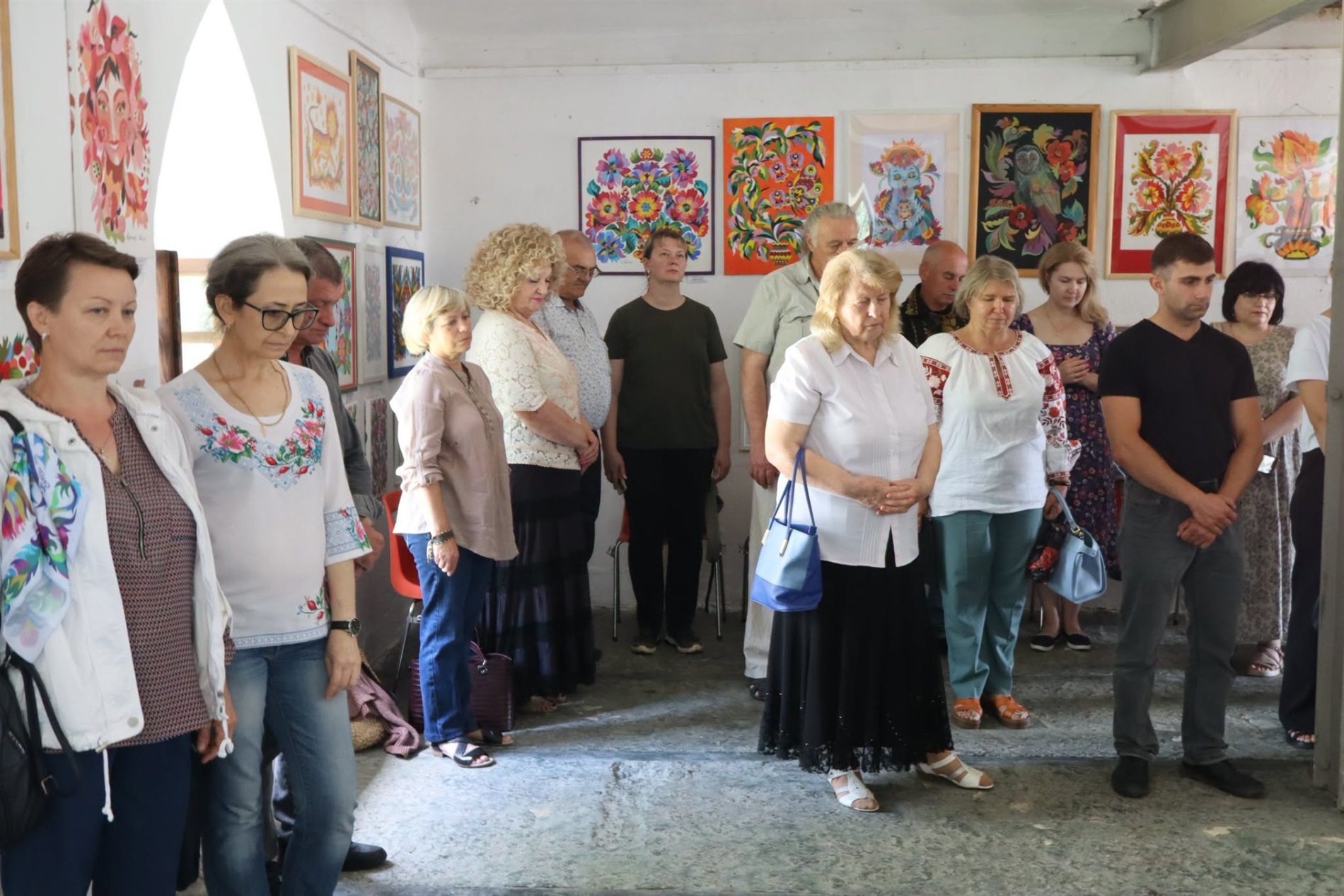 У Самчиках відкрили Всеукраїнську виставку самчиківського розпису пам'яті Олександра Пажимського