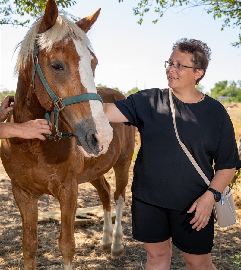 Оксана Ніколаєва у турі Одещиною, липень 2025 р.